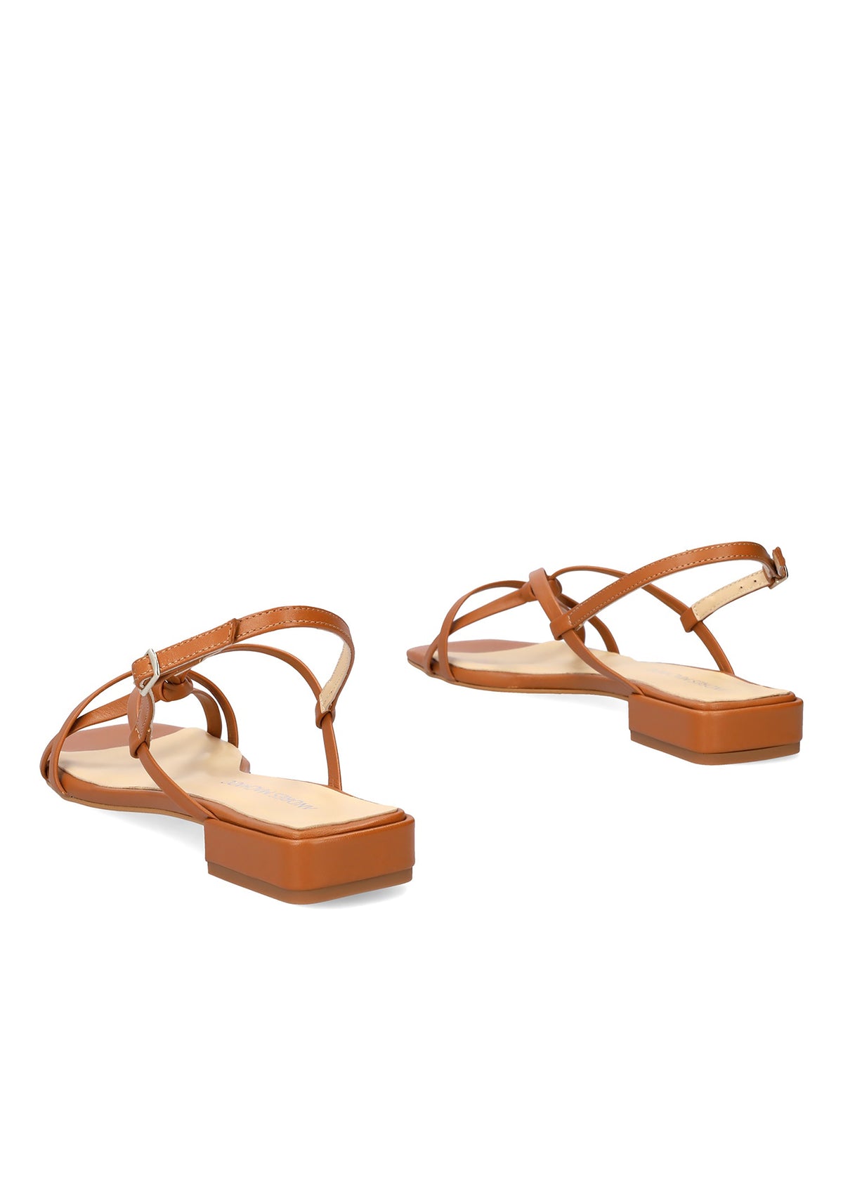 Sandals with thin strings - Vera, brown leather