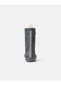 Rubber boots with warm lining - Aspen, Slate Salamander
