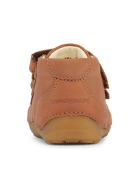 Children's first step shoes - Petit Strap, brown, Bundgaard Zero Heel