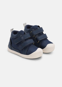 Lasten ensiaskelkengät - Mio, tummansininen kangas, TEX-kalvo