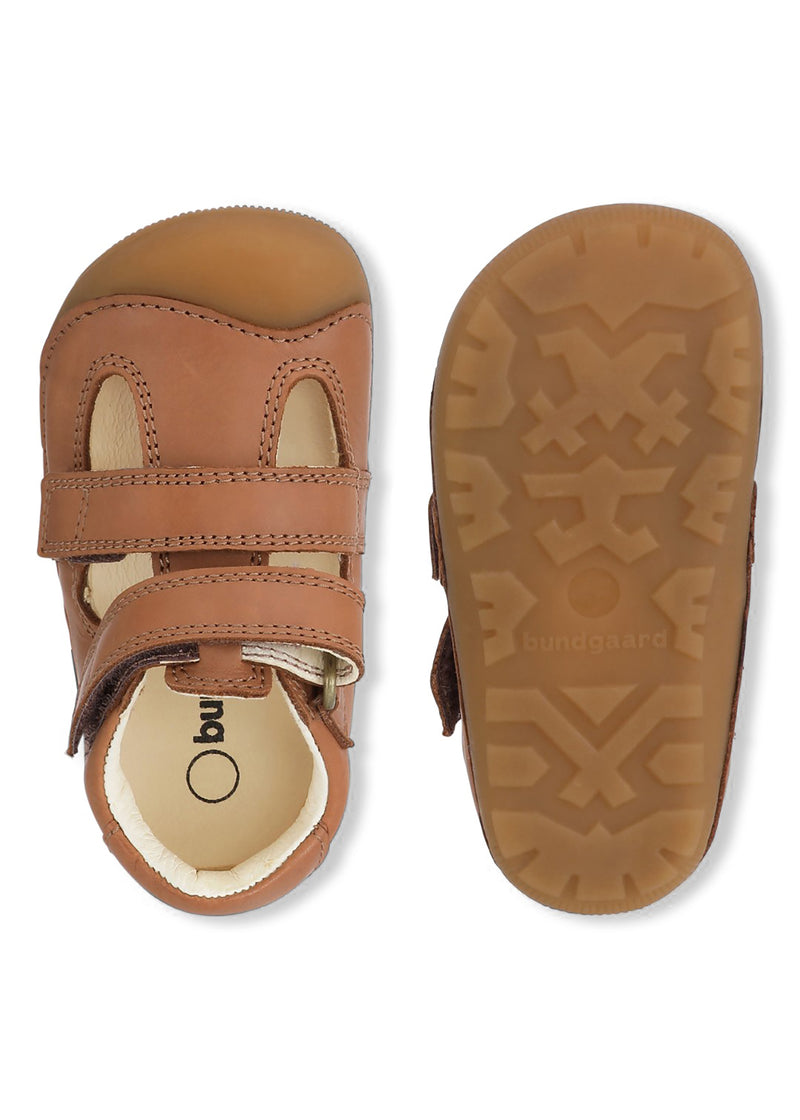 Children's sandals - Petit Summer, Cognac, Bundgaard Zero Heel