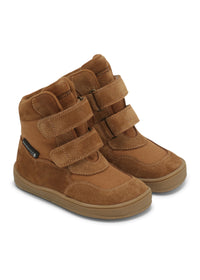 Children's winter shoes with TEX membrane - Bobbie, brown, Bundgaard Zero Heel
