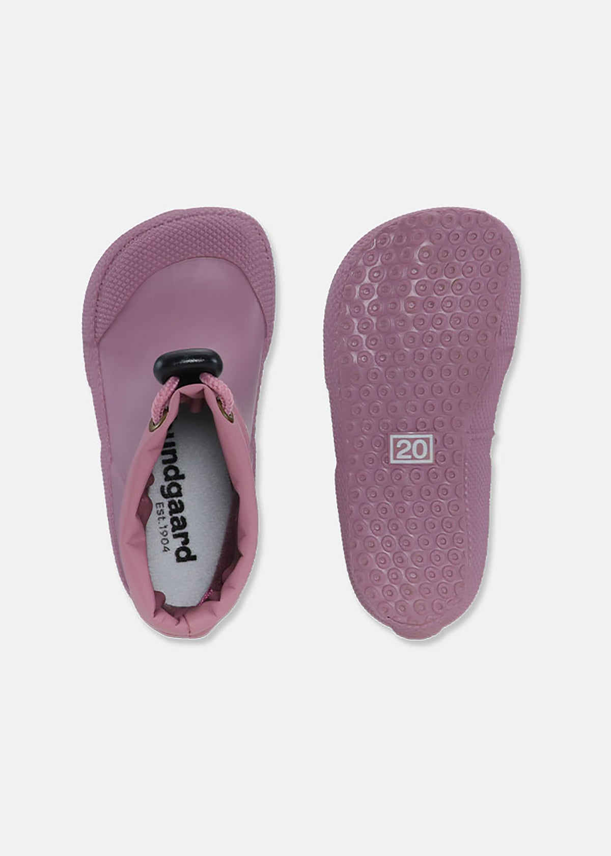 Gummistövlar för småbarn - Cover, rosa, Bundgaard Zero Heel