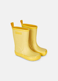 Barns gummistövlar med tunn foder - Charly, Gammal Ros Glittrande