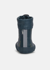 Kumisaappaat lämpimällä vuorella - Malik Navy Dino, tummansininen