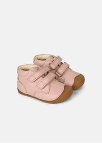 Barns barfotasneakers - första stegen skor, Petit, gammal rosa