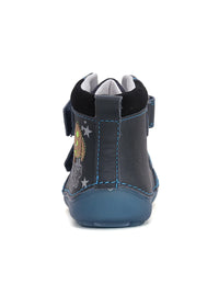 Barn barfotaskor - mellansäsongsskor, mörkblå, rymd