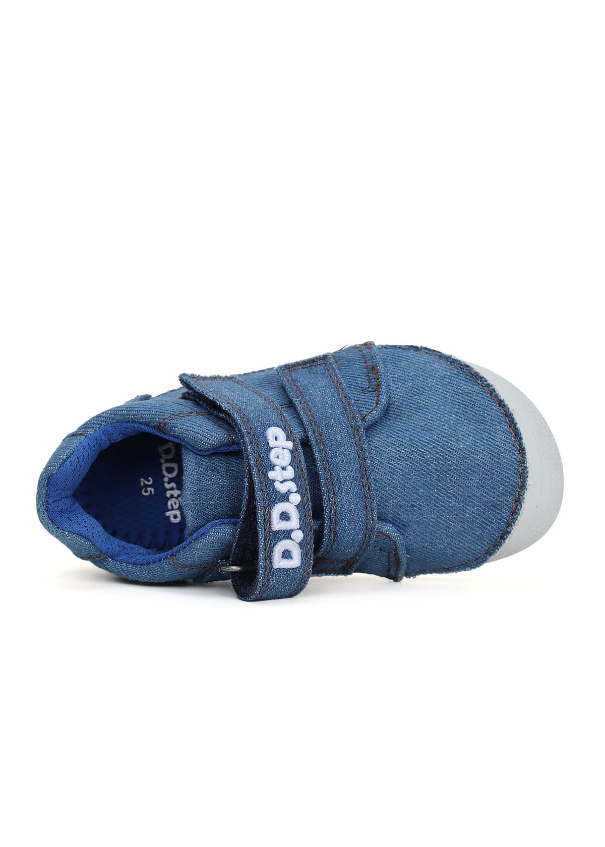 Children's barefoot sneakers - Denim Blue Canvas