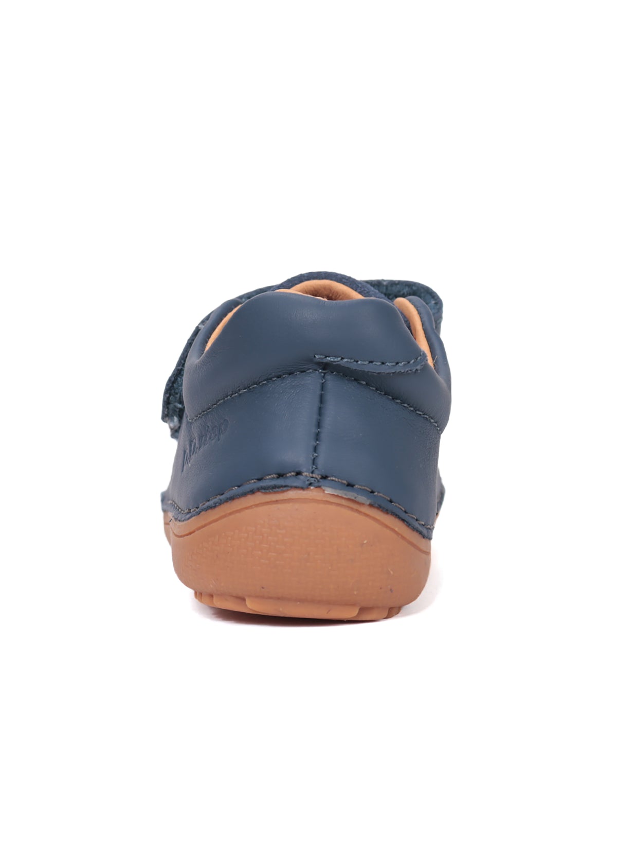 Barns barfotatennisskor, mellansäsongsskor - blått läder