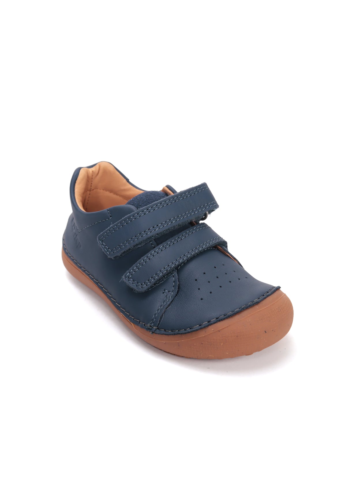 Barns barfotatennisskor, mellansäsongsskor - blått läder