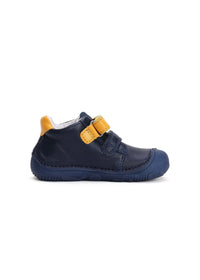 Children's barefoot shoes - mid-season shoes, dark blue, shark