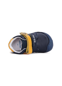 Children's barefoot shoes - mid-season shoes, dark blue, shark