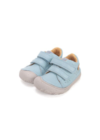 Barn barfotatennisskor, mellansäsongsskor - ljusblått läder