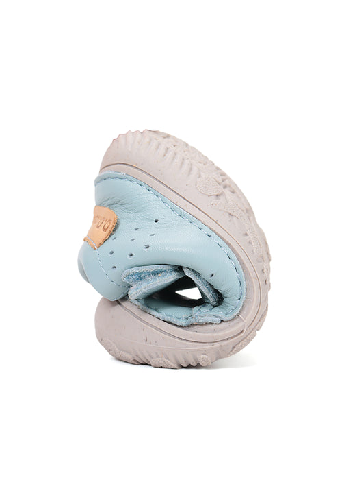 Lasten paljasjalkatennarit, välikausikengät - vaaleansininen nahka