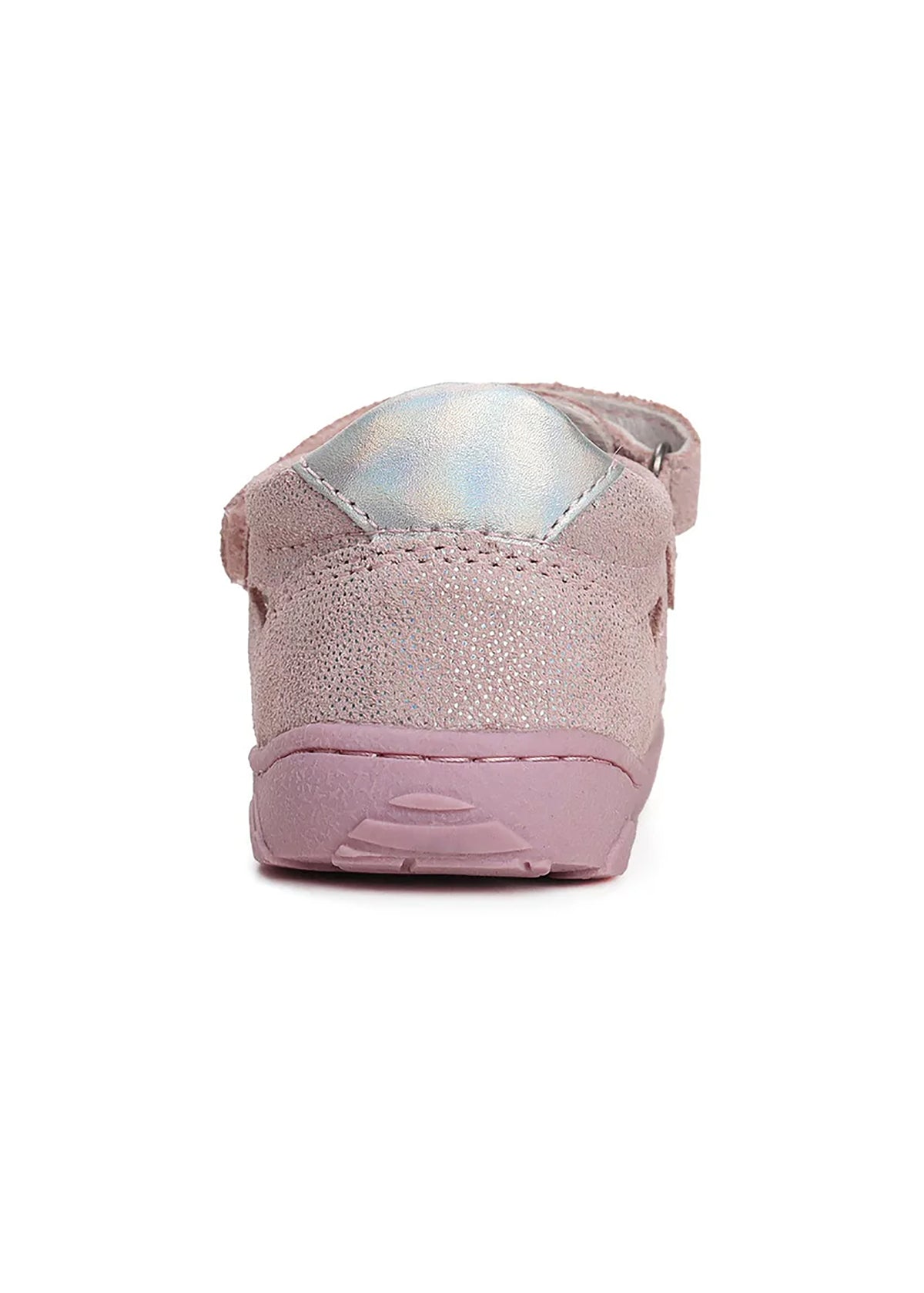 Kids' Barefoot Sandals - Pink Sparkling Leather
