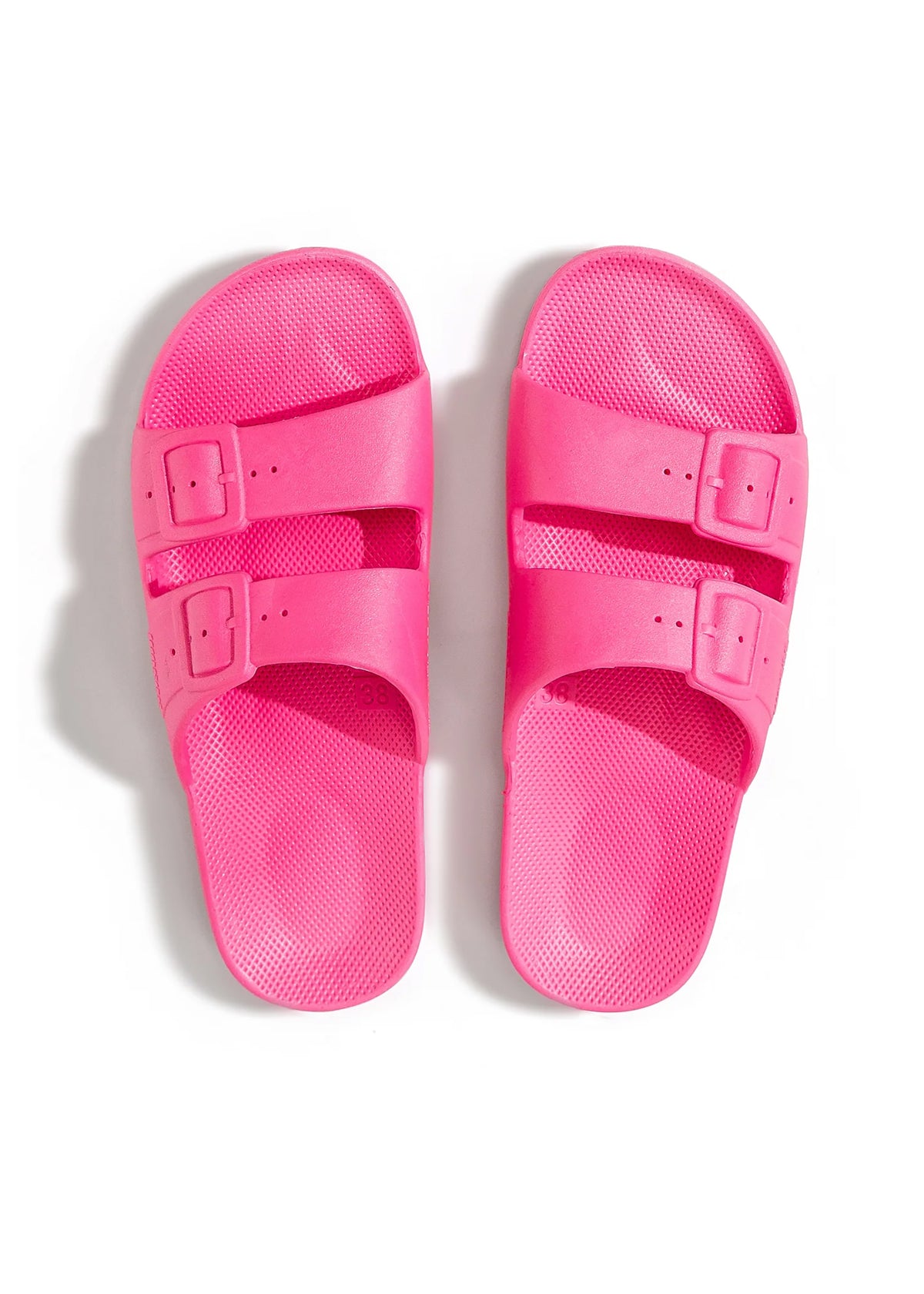 Freedom Moses sandaler - kilar med två remmar, Happy, rosa