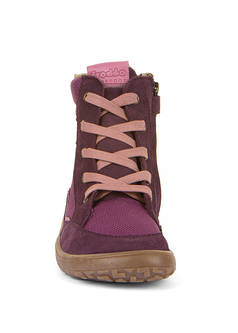 Barefoot shoes - Winter shoes, TEX Wool Grow - purple