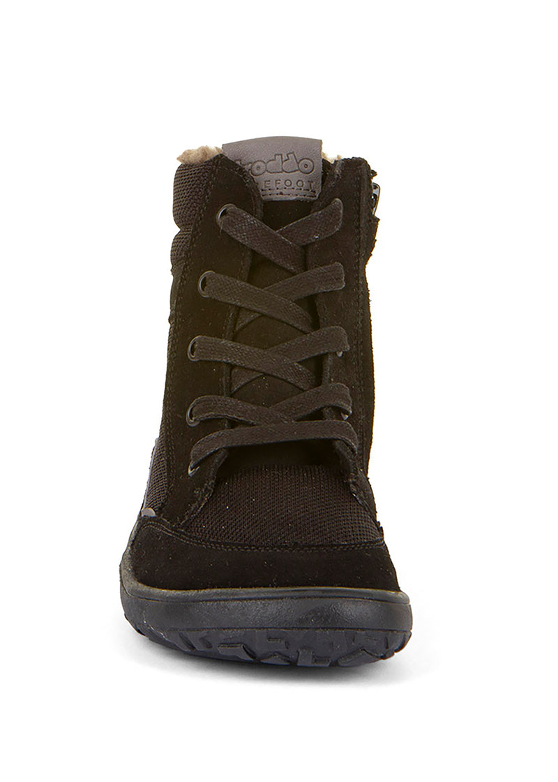 Barefoot shoes - Winter shoes, TEX Wool Grow - black