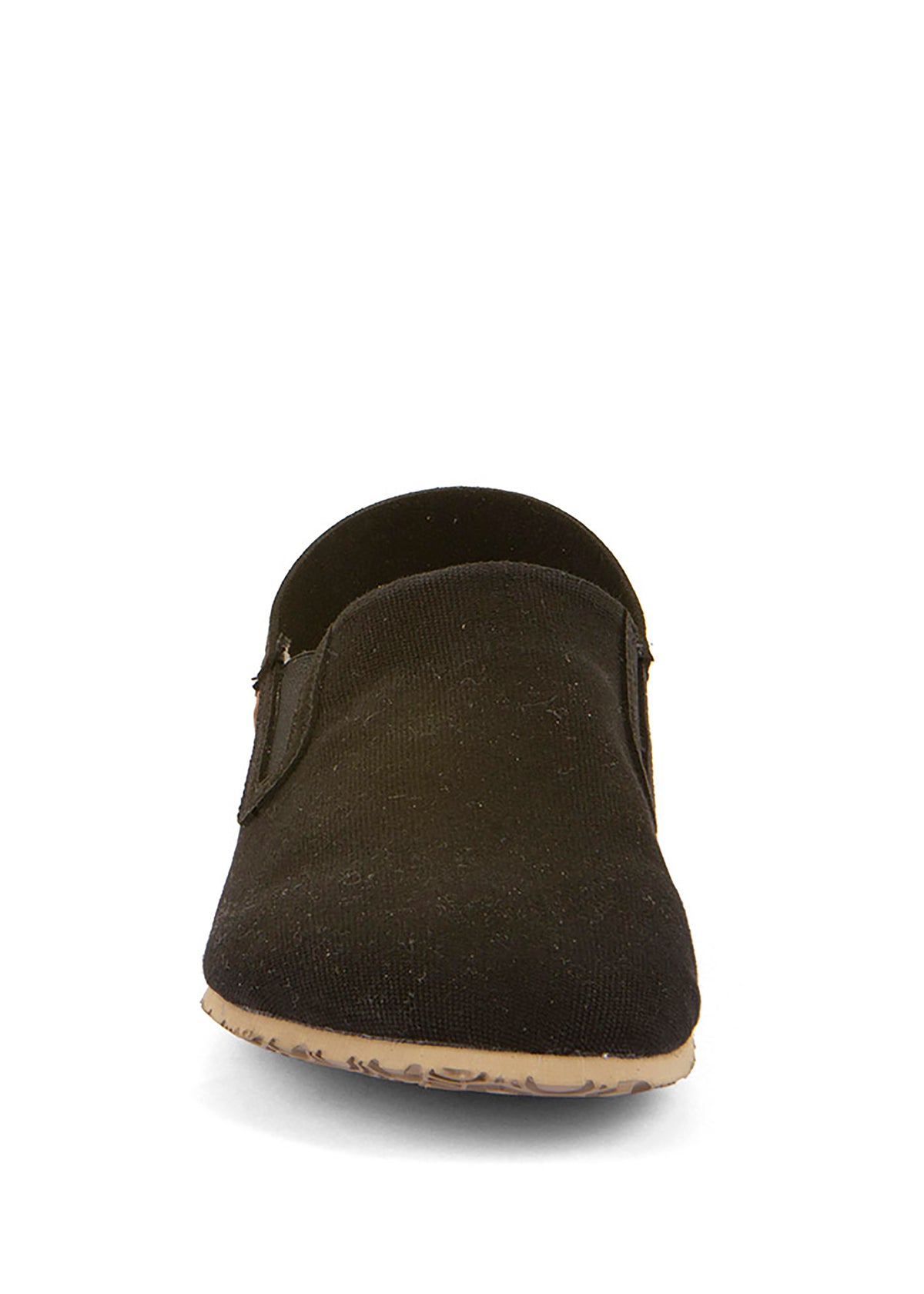 Paljasjalkakengät, Slip-On - musta puuvilla, vegaaninen