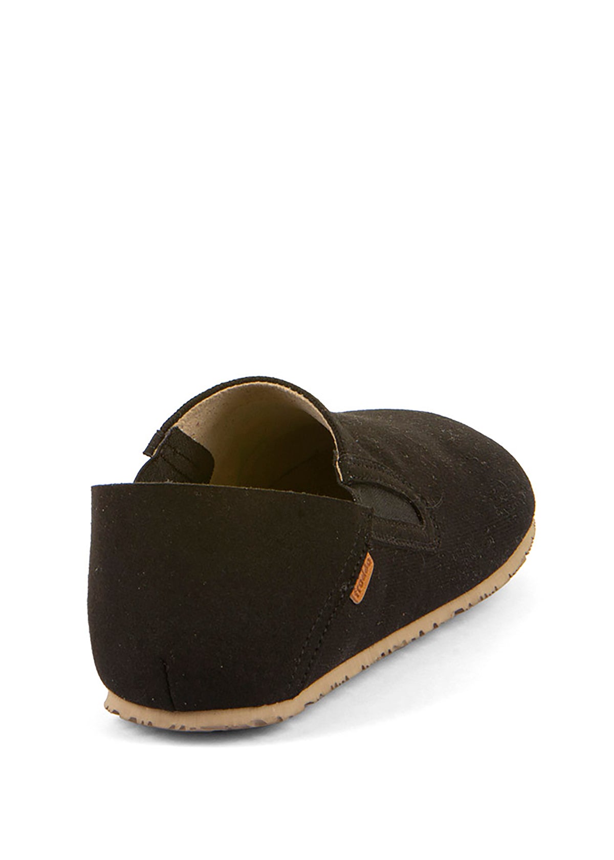 Paljasjalkakengät, Slip-On - musta puuvilla, vegaaninen