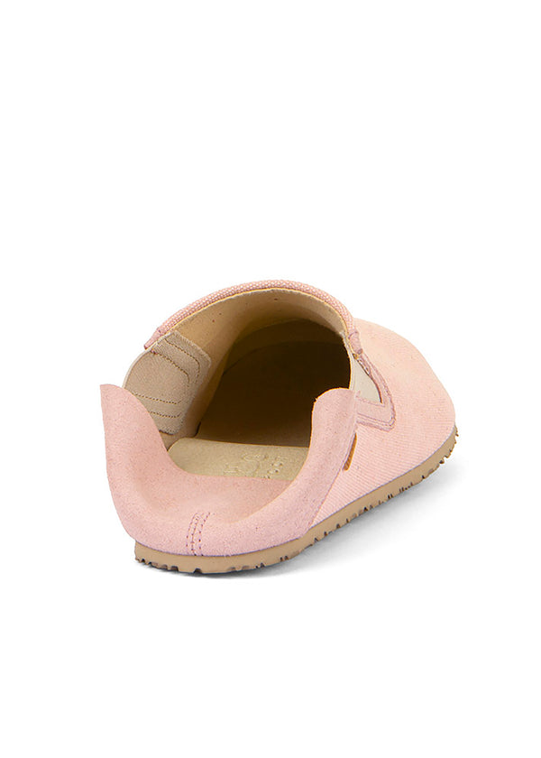 Paljasjalkakengät, Slip-On - vaaleanpunainen puuvilla, vegaaninen
