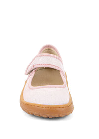 Children's Barefoot shoes - ballerinas, sparkling light pink