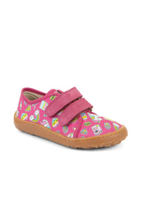 Children's barefoot sneakers - pink, sweets