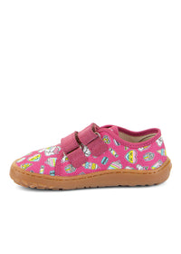 Children's barefoot sneakers - pink, sweets