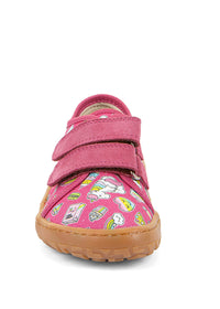 Children's barefoot sneakers - pink, sweets