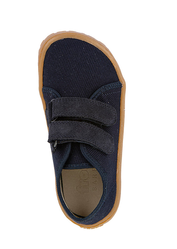 Children's barefoot sneakers - dark blue