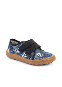 Children's barefoot sneakers - blue, soccer