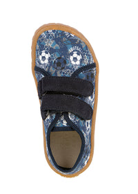 Children's barefoot sneakers - blue, soccer