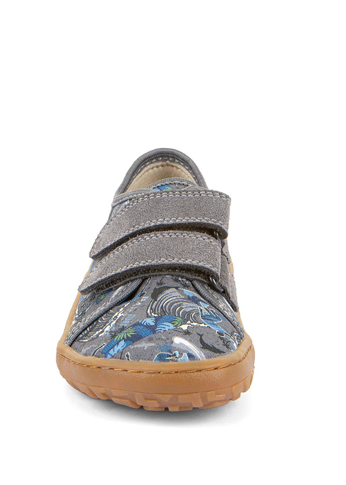 Children's barefoot sneakers, gray, surfers