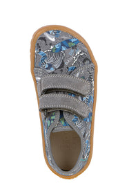 Children's barefoot sneakers, gray, surfers