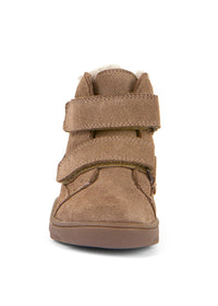 Barn barfotaskor, vinterkängor - Zeru Tex Furry, beige