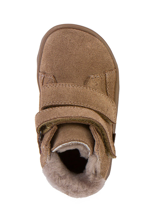 Lasten paljasjalkakengät, talvikengät - Zeru Tex Furry, beige