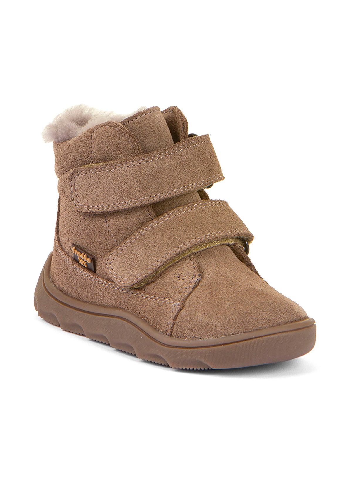 Barn barfotaskor, vinterkängor - Zeru Tex Furry, beige