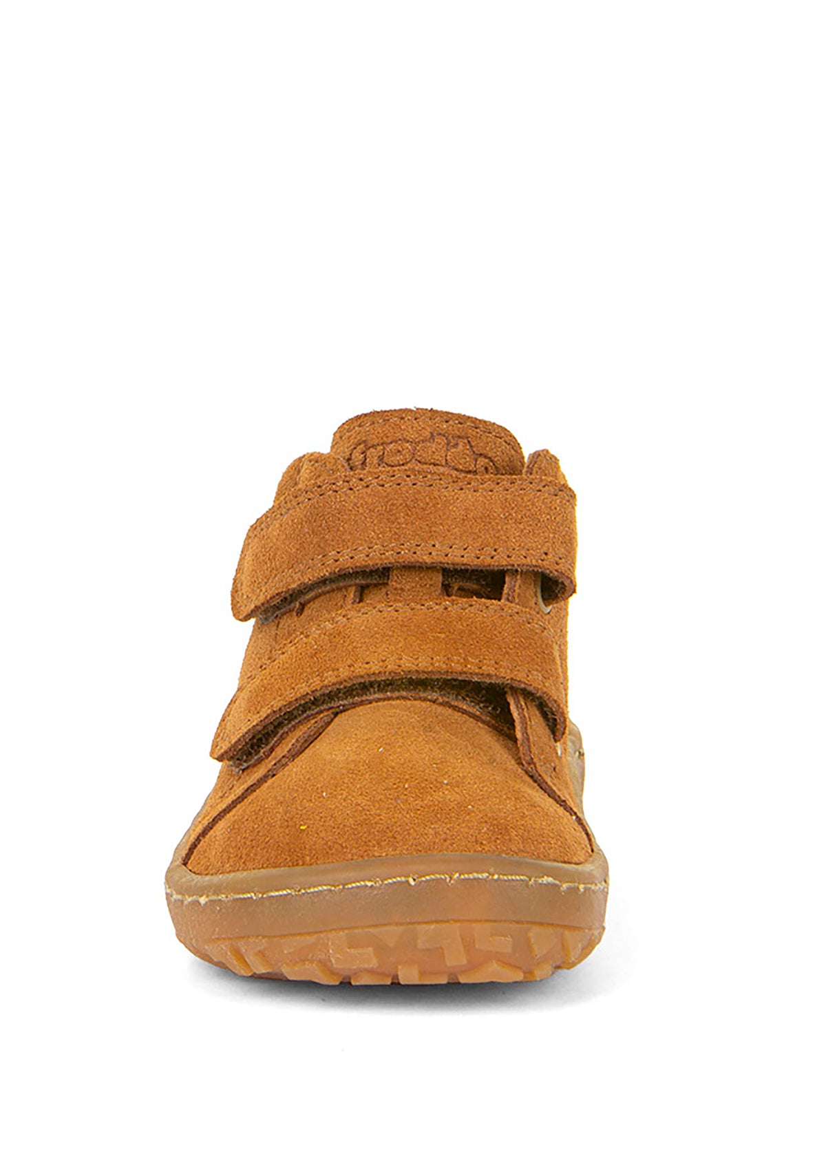 Barfotaskor för barn - konjaksbrun mocka, Barefoot First Step