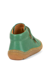 Barfotaskor för barn - grönt läder, Barefoot First Step