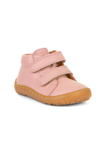 Lasten paljasjalkakengät - vaaleanpunainen nahka, Barefoot First Step