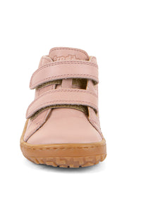 Lasten paljasjalkakengät - vaaleanpunainen nahka, First Step, Extra Grip
