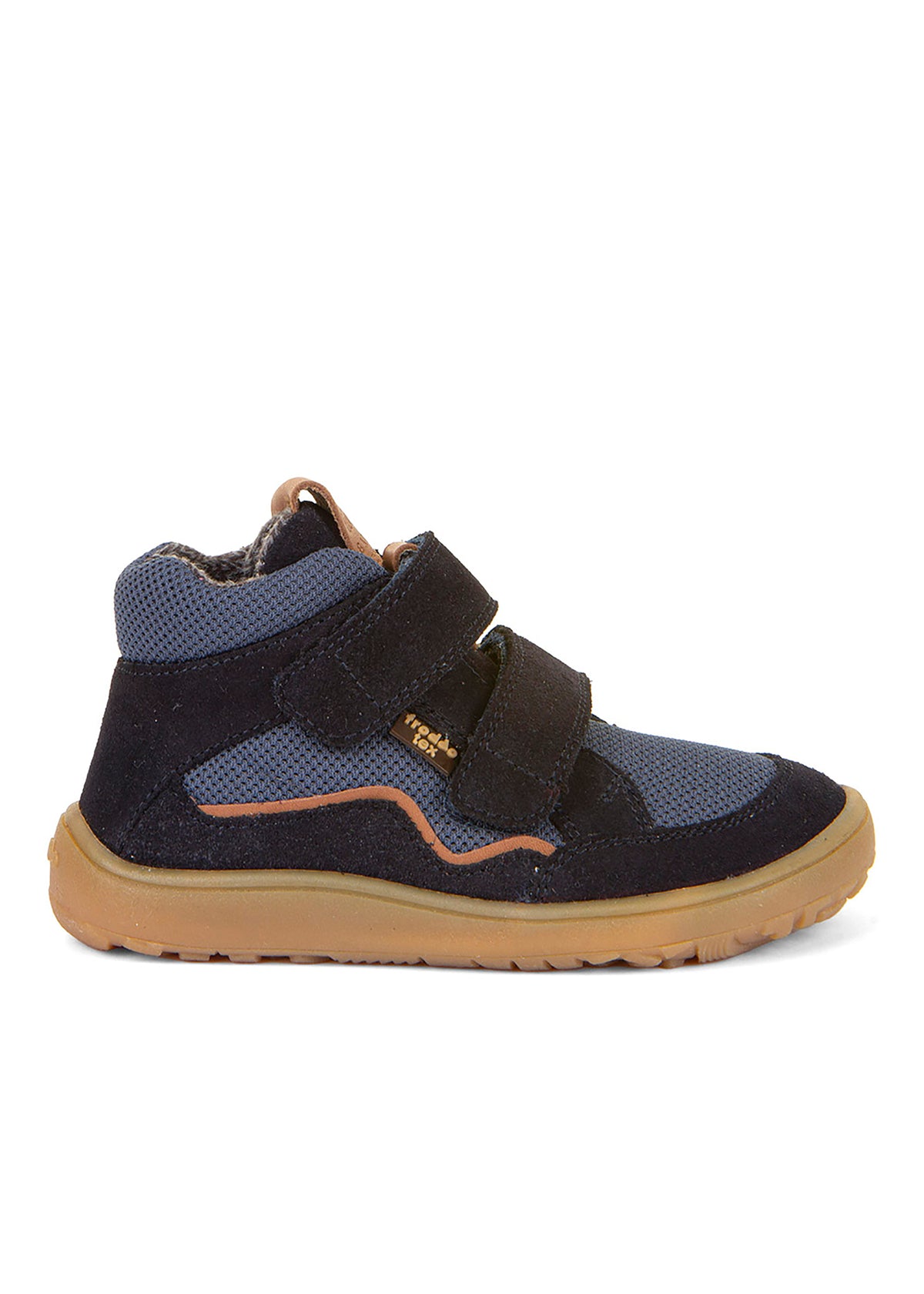 Barefoot sneakers with handles - mid-season shoes, Spring-TEX, dark blue