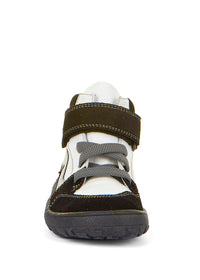 Barefoot sneakers with handles - mid-season shoes, Go TEX, black and white