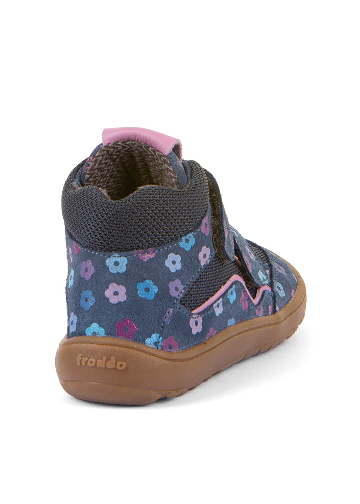 Varrelliset paljasjalkatennarit - välikausikengät, Autumn TEX, sininen, kukka