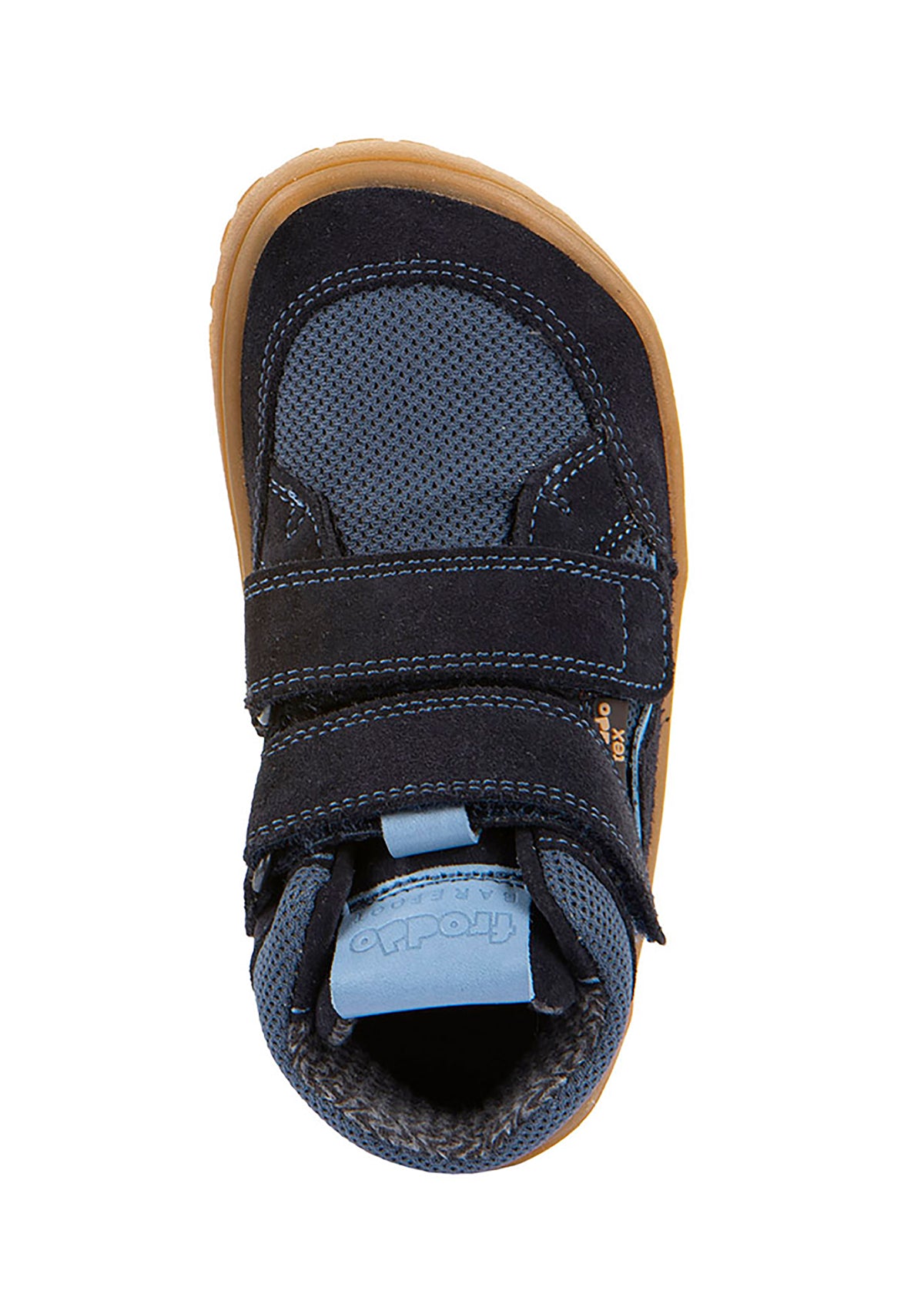 Lasten välikausikengät - paljasjalkakengät, TEX Spring, tummansininen