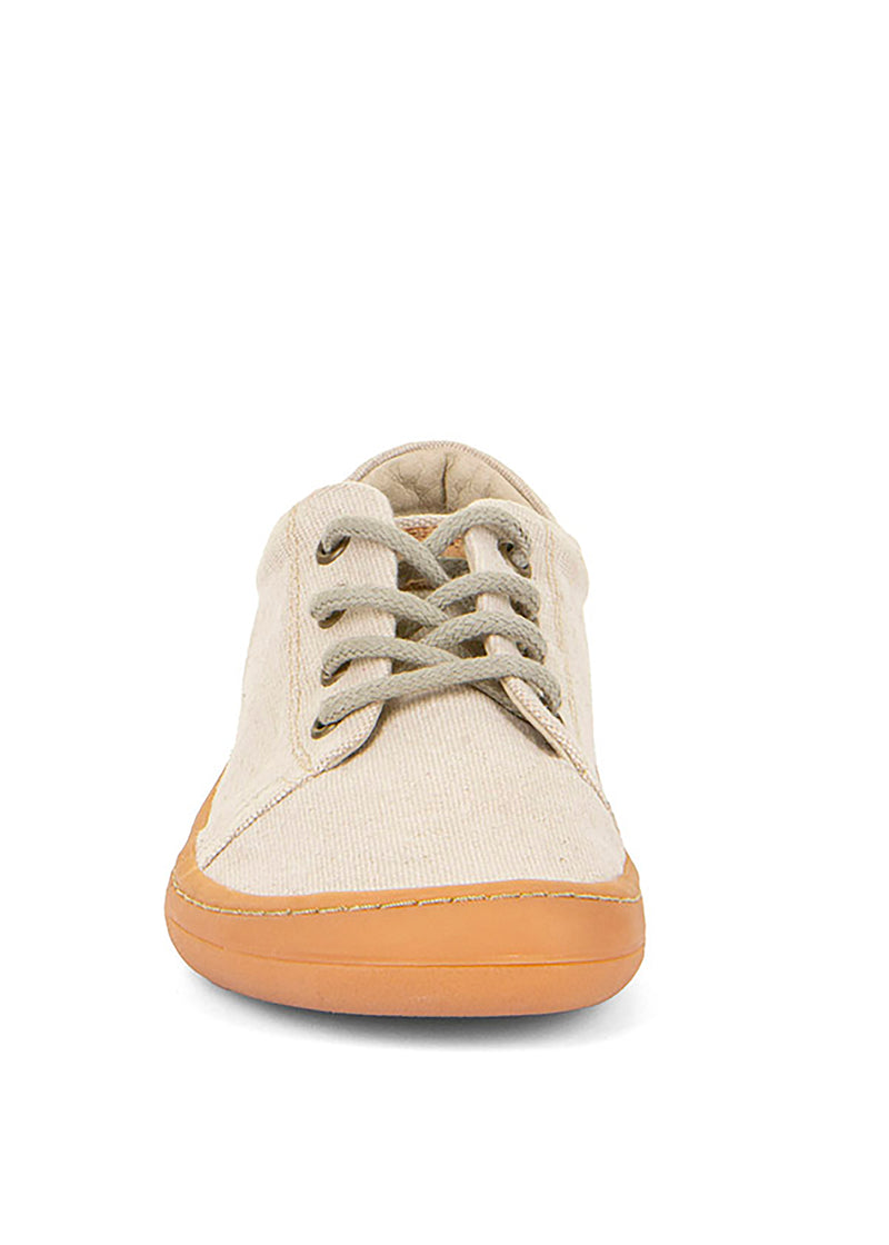 Barefoot sneakers - Vegan Laces, light canvas fabric