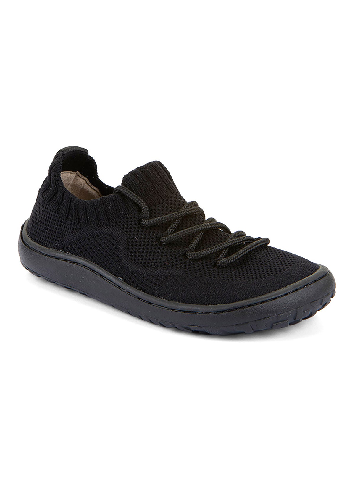Barefoot sneakers, Light - black (Larger sizes 33–40)