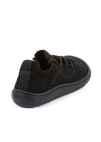 Barefoot sneakers, Light - black (Larger sizes 33–40)