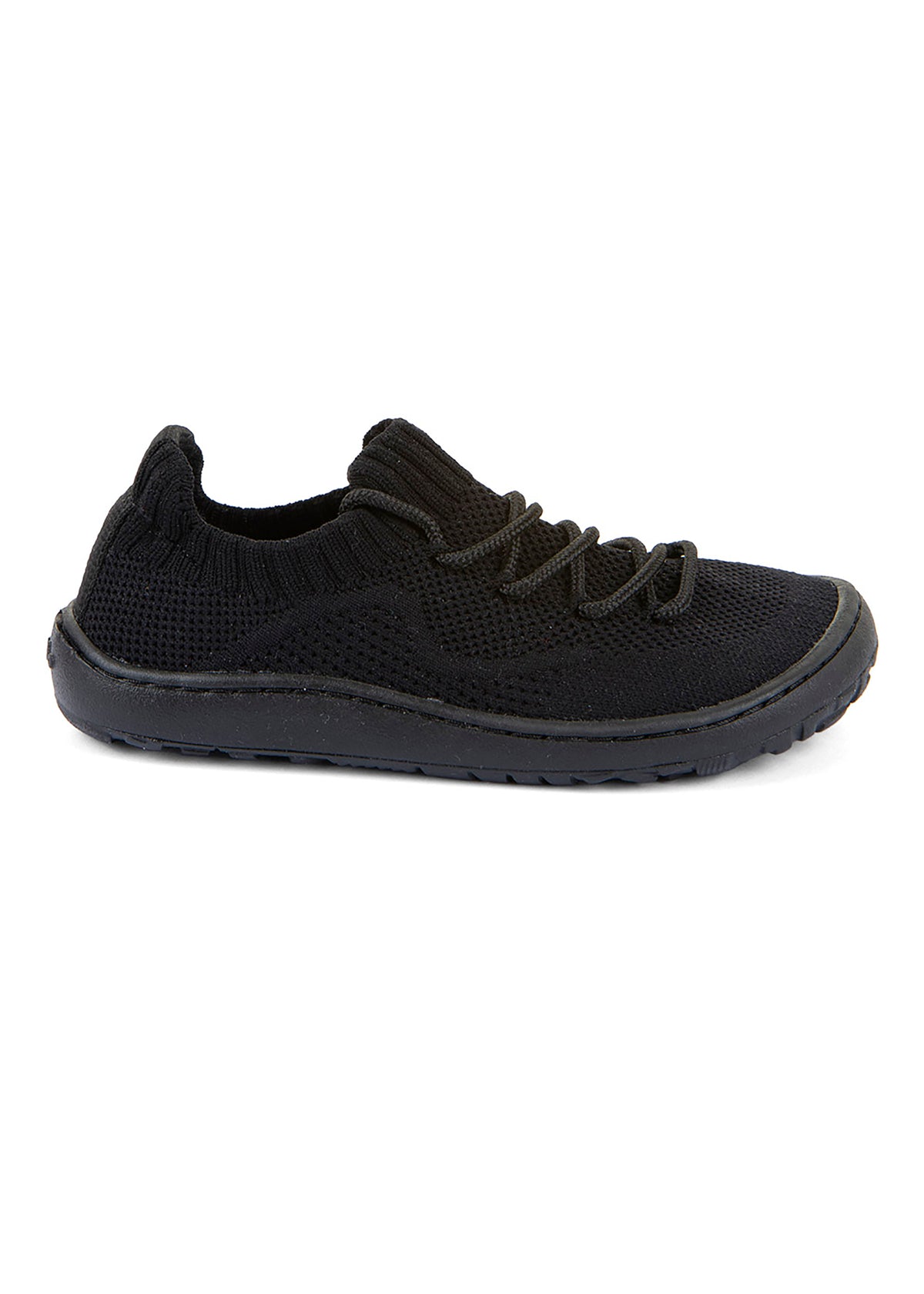 Barefoot sneakers, Light - black (Larger sizes 33–40)