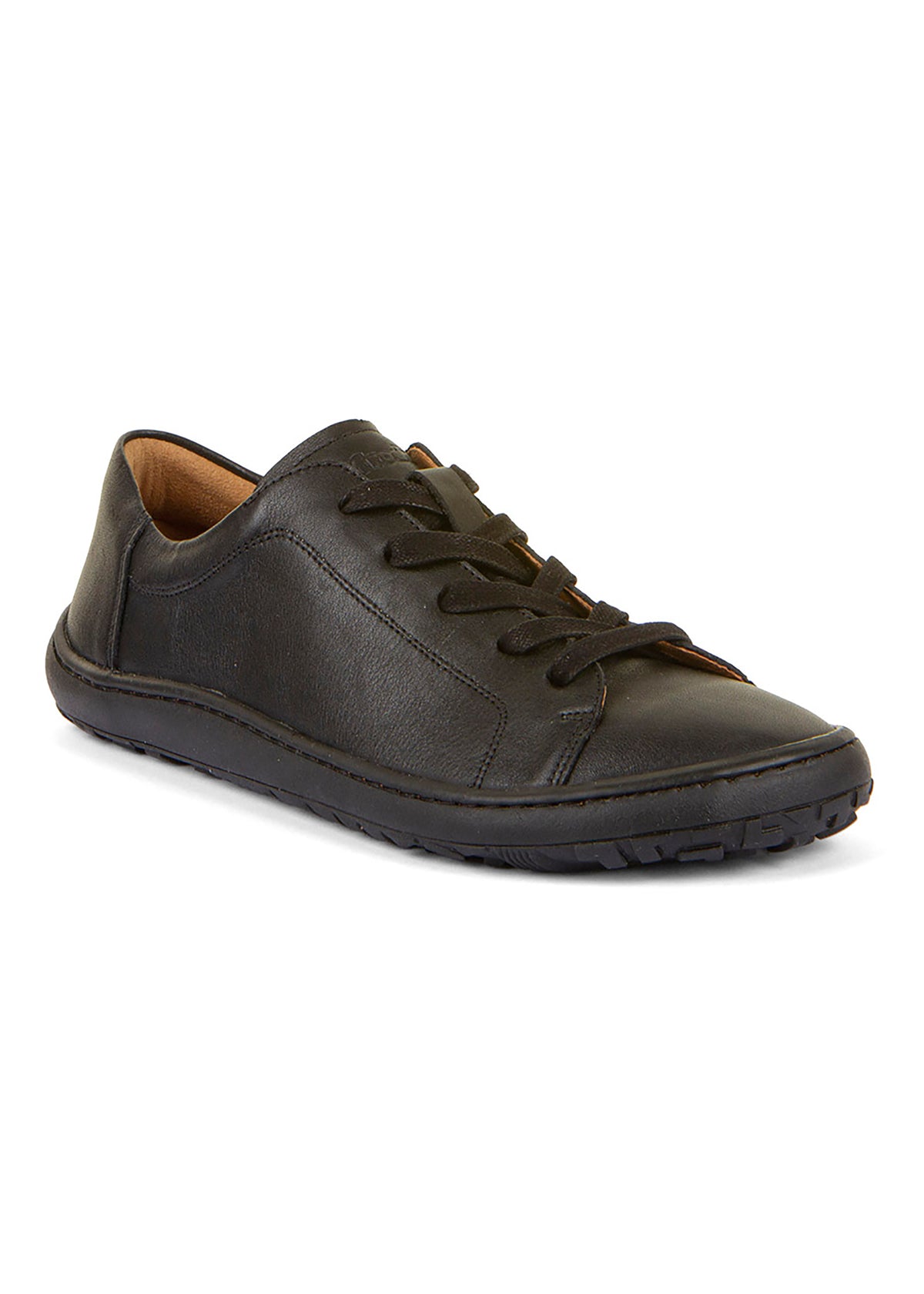 Barefoot sneakers - Laces, black leather